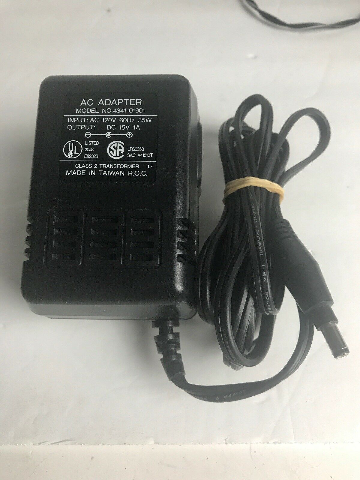 New 4341-01901 AC Power Supply Adapter 15VDC 1A Supply